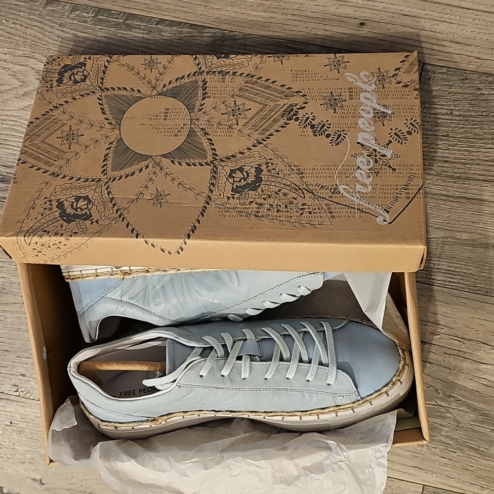 Free People Sky Blue Sneakers - Picture 5 of 5